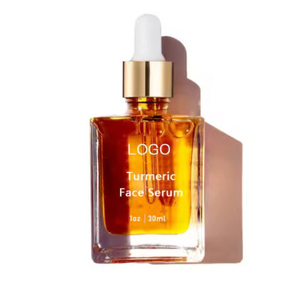 Warm verkrijgbaar Private Label Biologische Kurkuma Huidverzorging Gezichtsserum Voor Verlichting Glowing Verhelderen Kurkuma Serum Olie