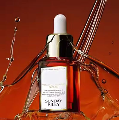 Warm verkrijgbaar Private Label Biologische Kurkuma Huidverzorging Gezichtsserum Voor Verlichting Glowing Verhelderen Kurkuma Serum Olie