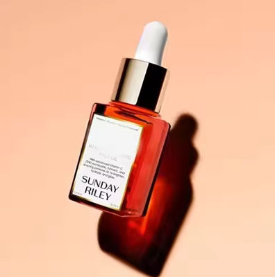 Warm verkrijgbaar Private Label Biologische Kurkuma Huidverzorging Gezichtsserum Voor Verlichting Glowing Verhelderen Kurkuma Serum Olie
