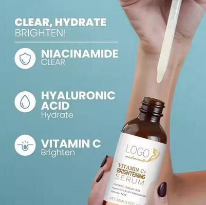 VC Anti-Aging Gesichtsserum Vitamin C Gesichtsserum Hautbleichung Aufhellen Sommersprossen Reparatur und Anti-Falten Pflege