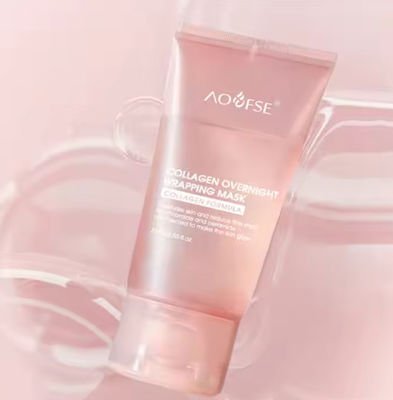 Firming Hydrating Overnight Peel Off Collagen Face Night Mask hidratante colágeno noite envolvente máscara