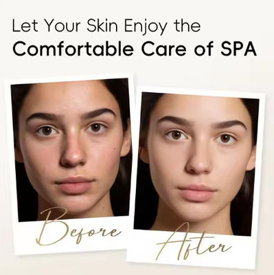 Caracterização da pele por Mucin Snail Mucin Face Sheet Mask para cosméticos de cuidados com a pele coreanos