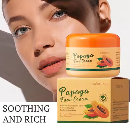 OEM ODM Anti Aging Private Label Moisturizer Beauty Lotion Huidverzorging Gezichtsverzuivering Papaya Moisturizing Cream