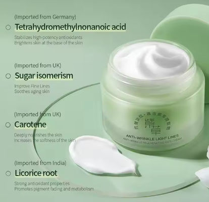 Marca privata VC Lithospermum idratante sbiancante Crema anti-invecchiamento naturale anti-rughe Lozione facciale