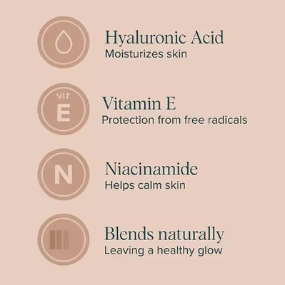 Privélabel 50ML Gezicht en lichaam make-up Zonnebrandcrème Universele getinte hydraterende crème SPF 46 Zonnecrème lotion