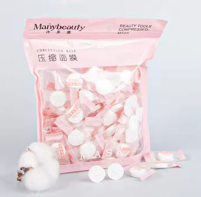 Manybeauty 100pcs Tek kullanımlık pamuk yüz maskesi Kağıt sıkıştırma Diy Güzellik Salonu Spa Deri Bakım Araçları Makyaj Sıkıştırma Maske