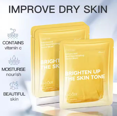 Vitamine C Doorzichtige huid Gezichtmasker Vocht en hydratatie Gezichtmasker