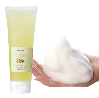 Tumorisch vochtinbrengend huidverzorgingsmiddel Gezichtswas Biologisch Kurkuma Gezichtswas Deep Cleansing Oil Control Kurkuma Gel Reiniger