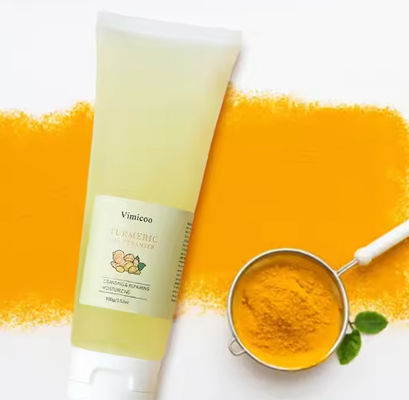 Tumorisch vochtinbrengend huidverzorgingsmiddel Gezichtswas Biologisch Kurkuma Gezichtswas Deep Cleansing Oil Control Kurkuma Gel Reiniger