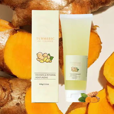 Tumorisch vochtinbrengend huidverzorgingsmiddel Gezichtswas Biologisch Kurkuma Gezichtswas Deep Cleansing Oil Control Kurkuma Gel Reiniger