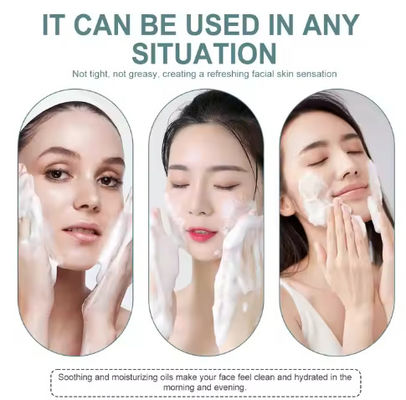 Nettoyage du visage par mousse Nettoyage profond du contrôle des huiles Humectant élimination des points noirs Soins de la peau Nettoyage du visage Nettoyage à la mousse
