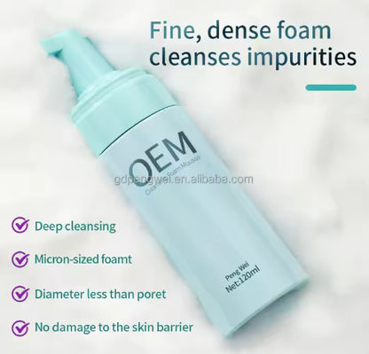 Hidratante hidratante facial Lava espuma mousse limpeza profissional mousse espuma de limpeza facial