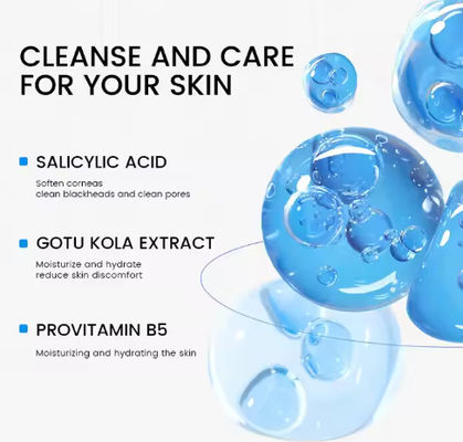 Ácido salicílico calmante, hidratante, limpador, refrescante, não gorduroso, hidratante, facial