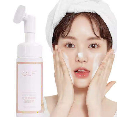 Oem Natuurlijke Vegan Vochtinbrengend Gezicht Schuimwas Whitening Blackhead Acne Remover Hydrating Rose Gezichtsreiniger Alle huidtypen
