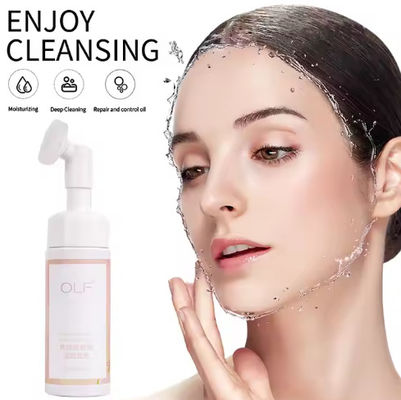 Oem Natuurlijke Vegan Vochtinbrengend Gezicht Schuimwas Whitening Blackhead Acne Remover Hydrating Rose Gezichtsreiniger Alle huidtypen