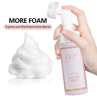 Oem Natuurlijke Vegan Vochtinbrengend Gezicht Schuimwas Whitening Blackhead Acne Remover Hydrating Rose Gezichtsreiniger Alle huidtypen