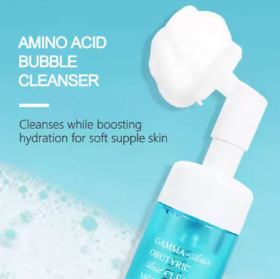 Natuurlijke biologische veganistische zeep vrij Anti acne whitening huidverzorging Foam Face Wash Clenser Facial Acne Foam Reiniging