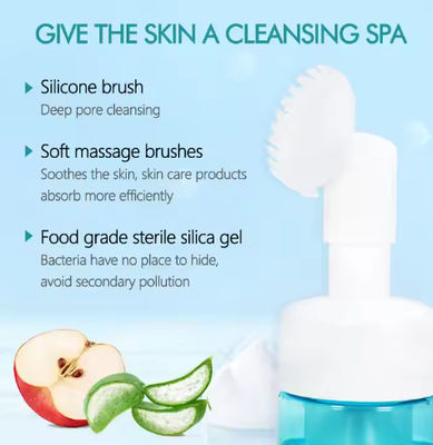 Natuurlijke biologische veganistische zeep vrij Anti acne whitening huidverzorging Foam Face Wash Clenser Facial Acne Foam Reiniging