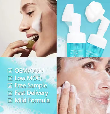 Natuurlijke biologische veganistische zeep vrij Anti acne whitening huidverzorging Foam Face Wash Clenser Facial Acne Foam Reiniging