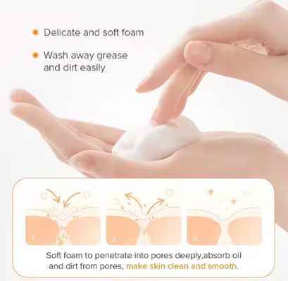 Limpeza facial Limpeza hidratante Branqueamento Cuidados da pele Lavar Aminoácidos Limpeza facial com escova
