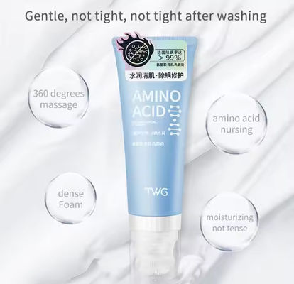 Limpeza facial Limpeza hidratante Branqueamento Cuidados da pele Lavar Aminoácidos Limpeza facial com escova