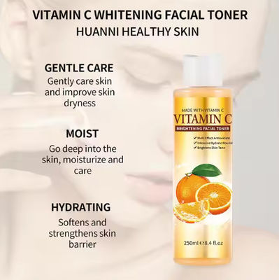 En gros 250 ml soins de la peau du visage Qingying Vitamine C hydratant éclaircissant toner facial