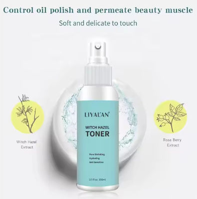 Private Label Anti-empfindlich Hydratisierend Schrumpfporen beruhigend Hexe Haseln Gesicht Toner Spray