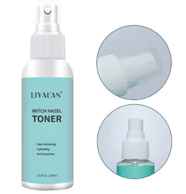 Private Label Anti-empfindlich Hydratisierend Schrumpfporen beruhigend Hexe Haseln Gesicht Toner Spray