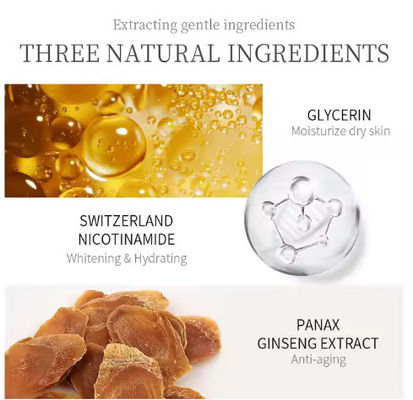 Produkty do pielęgnacji skóry Serum do oczyszczania twarzy Błyszczące twarz Serum retinolu nikotynamidu Serum kwasu hialuronowego Serum