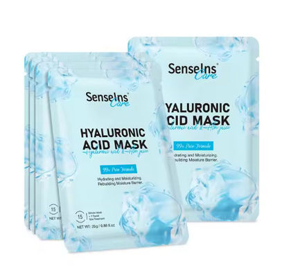 Mascarada de ácido hialurónico em grosso Nutrição profunda orgânica Hidratante Branqueador Firming Fede Manchas Facial Máscara facial