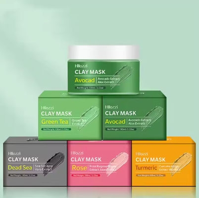 Vitamin C Organic Rose Dead Sea Clay Mud Mask cho khuôn mặt và cơ thể Khí da sâu Khí mặt đen Làm sạch