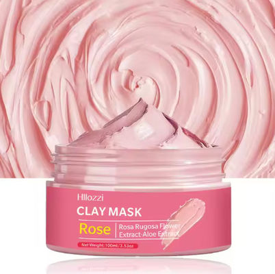 Vitamin C Organic Rose Dead Sea Clay Mud Mask cho khuôn mặt và cơ thể Khí da sâu Khí mặt đen Làm sạch