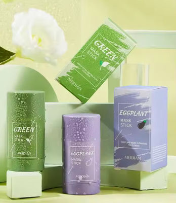 Té verde de alta calidad Limpieza profunda Maskl Limpieza de la máscara facial Aceite de palo Control de acné alivio 40g Uso en el hogar
