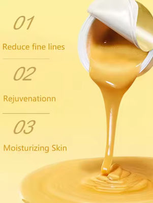 Máscara facial de hidrogel de colágeno de ouro hidratante antienvelhecimento hidratante profundo melhora rugas e linhas finas endurece a pele