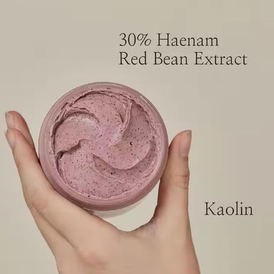 OEM ODM Label Pribadi Korea Hot Selling Red Bean Refreshing Pore Mask Deeping Cleaning Skin Delicate Clay Mask