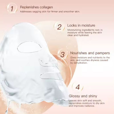 Private Label Koreaanse Bio Deep Collagen Crystal Jelly Clear Beauty Gezicht Masking Sheet Korea Gezicht Gezicht Masks Huidverzorging