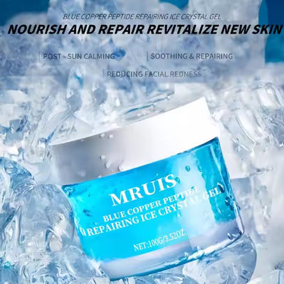Snelwerkende blauwe koperen peptide gezichtscrème ijskristal anti-aging collageenversterkende zachte huid reparatie & anti-rimpel lotion OEM