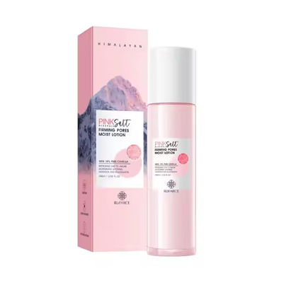 Private label Deep Brightening Moisturizing Lighting Himalayan Pink Salt Gezichtslotion voor schoonheidsverzorging