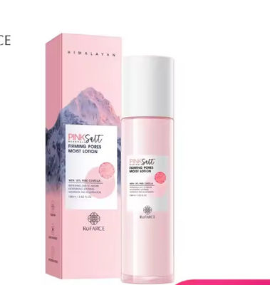 Private label Deep Brightening Moisturizing Lighting Himalayan Pink Salt Gezichtslotion voor schoonheidsverzorging