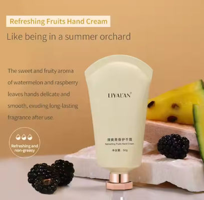 Étiquette privée Extraits de plantes naturelles Lotion pour les mains Séchage de la peau hydratant profond Blanchiment Mini Crème pour les mains