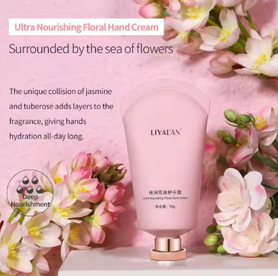 Étiquette privée Extraits de plantes naturelles Lotion pour les mains Séchage de la peau hydratant profond Blanchiment Mini Crème pour les mains