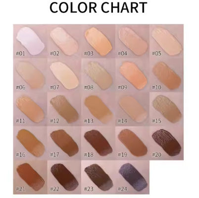 Full Coverage Foundation Private Label Waterproof Matte Liquid Concealer Foundation voor zwarte huid