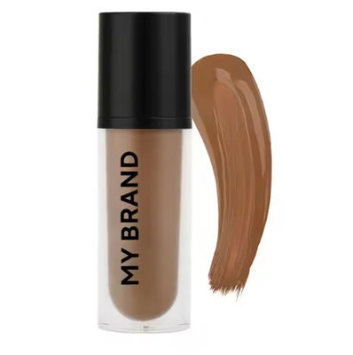 Laag MOQ Hoog kwaliteitsmonster 40 kleuren Geen logo Natuurlijke huid Onberispelijke vloeibare fundering Volledige dekking Waterdichte make-up