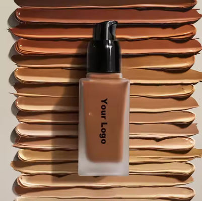 Hoge kwaliteit voor zwarte vrouwen Donkere huid Custom Cream Foundation Private Label Vegan Make-up Foundation