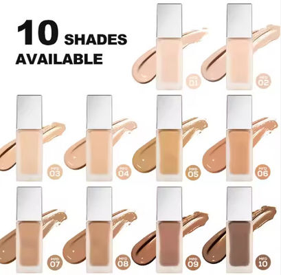 Hoge kwaliteit voor zwarte vrouwen Donkere huid Custom Cream Foundation Private Label Vegan Make-up Foundation