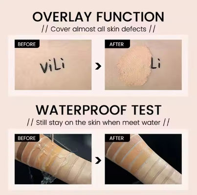 Hoge kwaliteit voor zwarte vrouwen Donkere huid Custom Cream Foundation Private Label Vegan Make-up Foundation