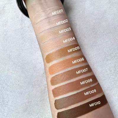 Hoge kwaliteit voor zwarte vrouwen Donkere huid Custom Cream Foundation Private Label Vegan Make-up Foundation