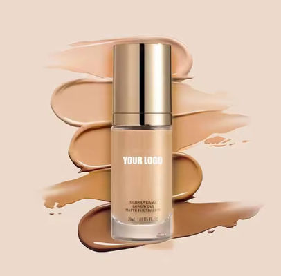 OEM ODM SPF 35 Langdurig Concealer Foundation Waterdicht Bevochtigend Mineraal Mat Full Coverage Vloeibare Foundation