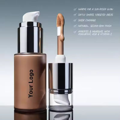Warm te verkopen 7 kleuren make-up crème basis voor gezichts olie controle volledige dekking concealer waterdicht matte vloeibare basis