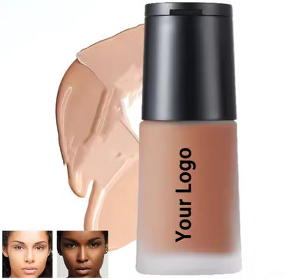 Sprzedaż hurtowa Vegan Długotrwały Wodotwórny Makiaż Twarz Liquid Foundation dla Czarnych